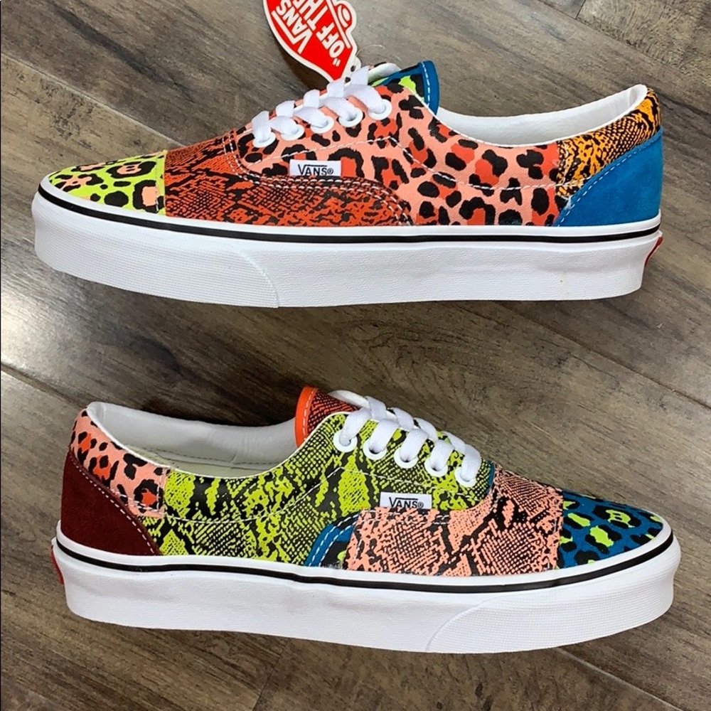 VANS ERA PATCHWORK LEOPARD/SNAKE women’s - Picture 15 of 16